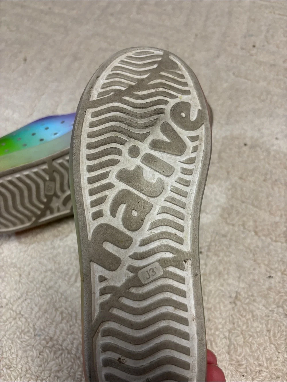 Native Kids Jefferson Water Shoes - Rainbow Gradient